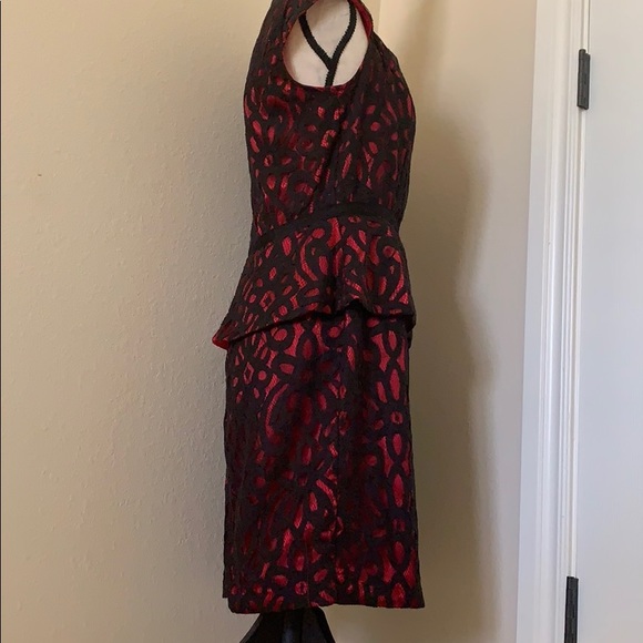 🔥🆕 SIZE 10M Gabby & Skye Peplum Dress - Picture 3 of 5